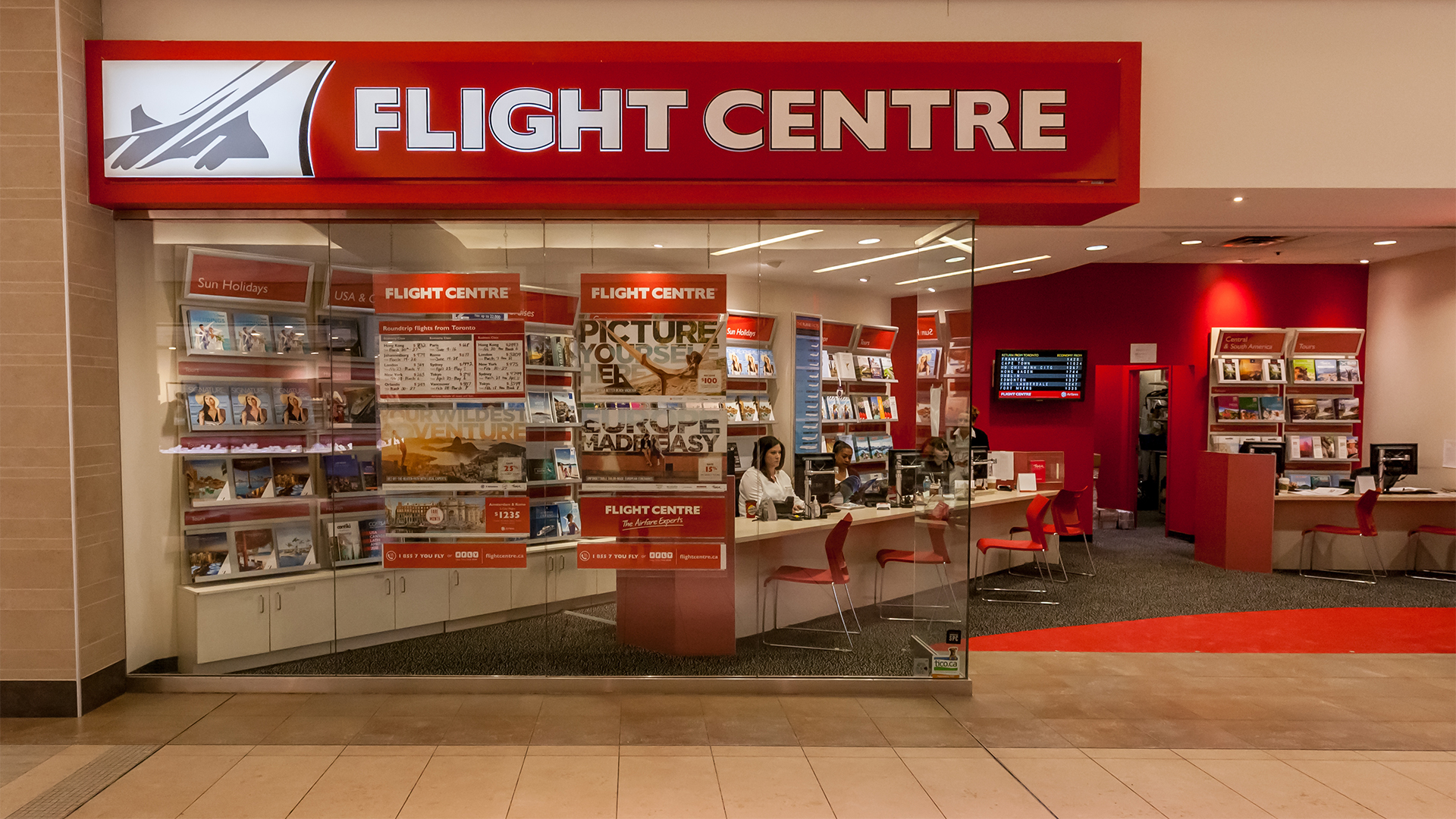 flight centre travel group vancouver